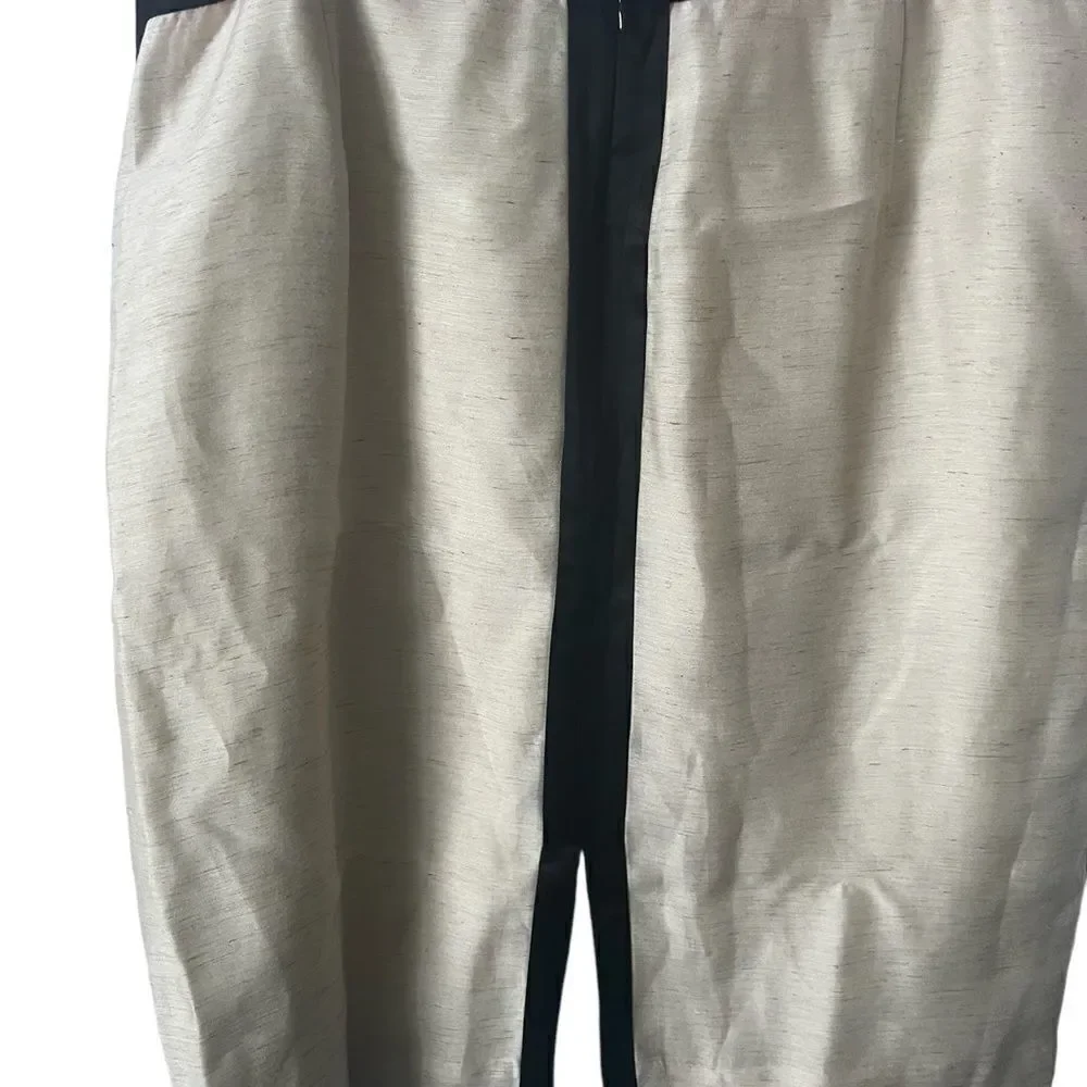 J Crew Silk/Linen Pencil Skirt Size 12